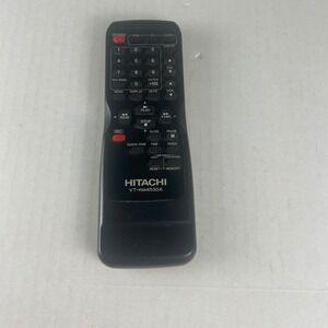 Hitachi VT-RM4530A Remote Control VCR TV CATV Tested Working Black